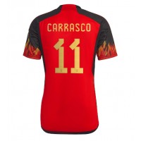 Belgien Yannick Carrasco #11 Fußballbekleidung Heimtrikot WM 2022 Kurzarm